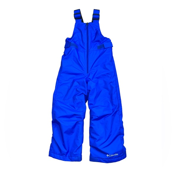 New Columbia Winter Snow Pants Snow Bibs XXS 4/5 Blue - Picture 16 of 17